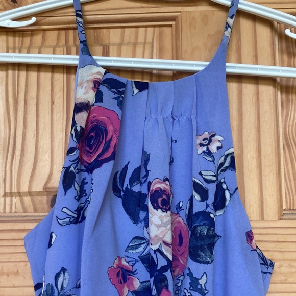 Mid-thigh length floral print dress in summer colours - Picture 2 of 5